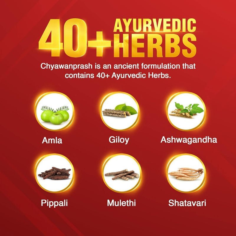 Dabur Chyawanprash | 3X Immunity Action | Builds Strength, Stamina & Overall Health - 500g image 5