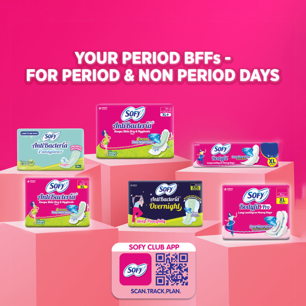 Sofy Bodyfit Pro XL Sanitary Pads | 18 Piece Pad image 7